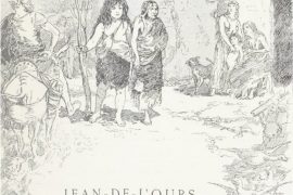 Il·lustració d'Édouard François Zier, pel llibre d' Henry Carnoy, el 1885, “Jean-de-l’Ours: l'Hercule gaulois”, a Les légendes de France